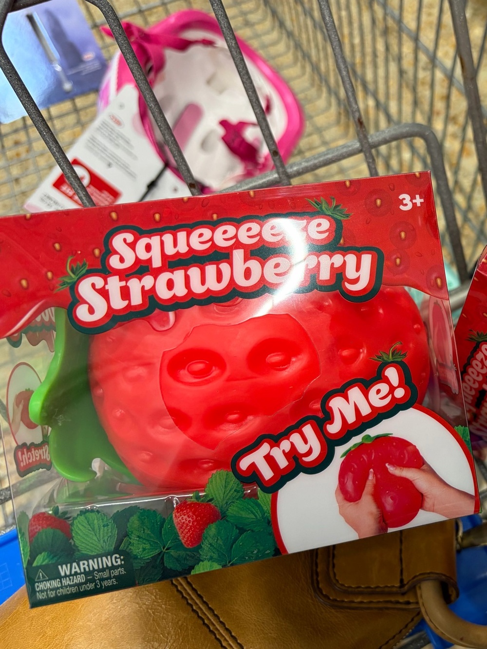 Strawberry Stress Relief Toy - Red